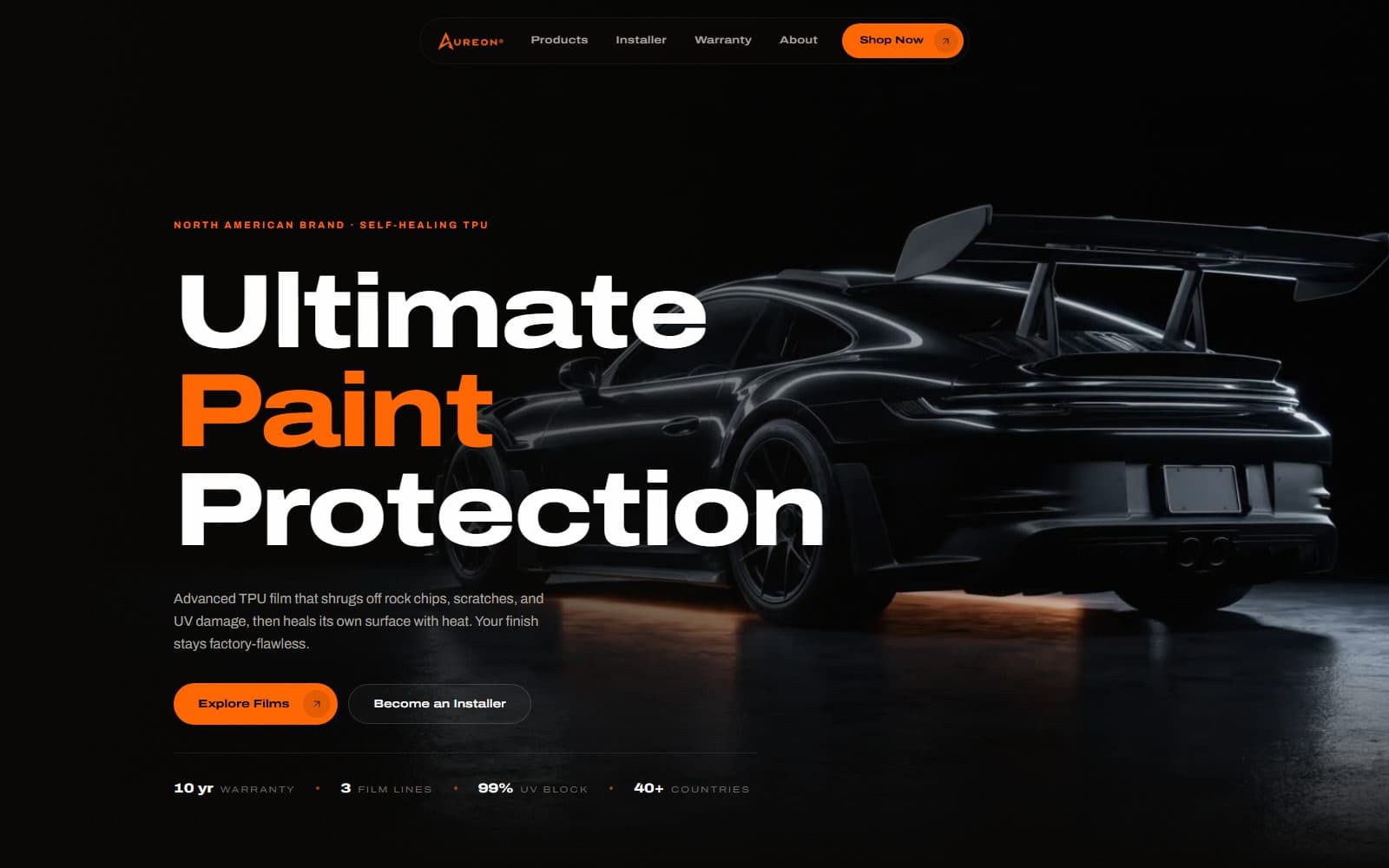 Page d’accueil du site de Aureon
